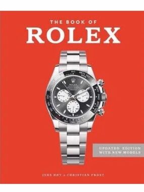 Rolex Coffee Table Book - Red and Silver Cover